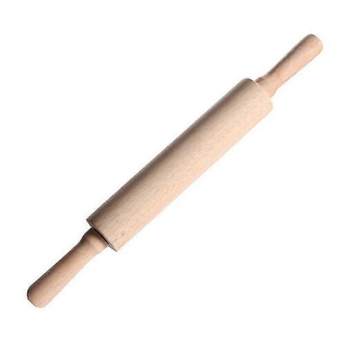 Dww-rolling Pin Solid Wood Roller Dumpling Skin Household Large Rush Noodle Stick Rolling Dumpling Skin Rolling Pin Roller Rolling Pin Wood, Diameter