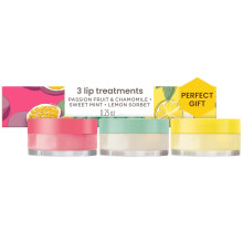 Burt's Bees Lip Mask Set- Overnight Intensive Treatment Revives & Nourishes for All Day Hydration, (Passionfruit + Lemon + Mint Bundle)