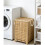 Gr8 Home 120L Bamboo Laundry Hamper Basket with Lid Bin 4