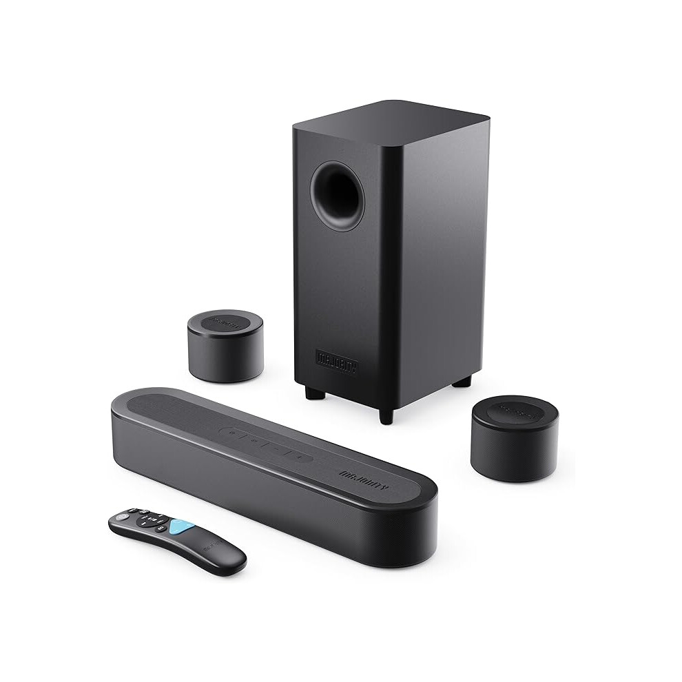 Majority 5.1 Soundbar With Wired Subwoofer | Dolby Audio, Bluetooth 5.3, 230W | Hdmi Arc, Optical, Aux & Usb Playback | Surround Sound System 1234568891254