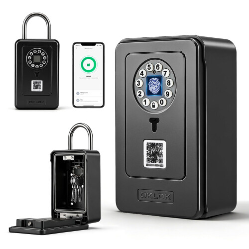 Smart Lock Box Key Safe - APP Control & PIN Code