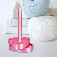 (Pink love) Garnspinner mit glänzendem Design, 3D-Druck aus Kunststoff