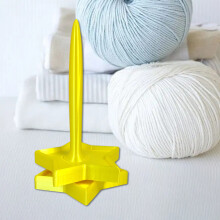 (Yellow stars) Garnspinner mit glänzendem Design, 3D-Druck aus Kunststoff