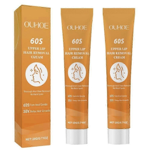 (2) Body Facial Hair Removal Cream