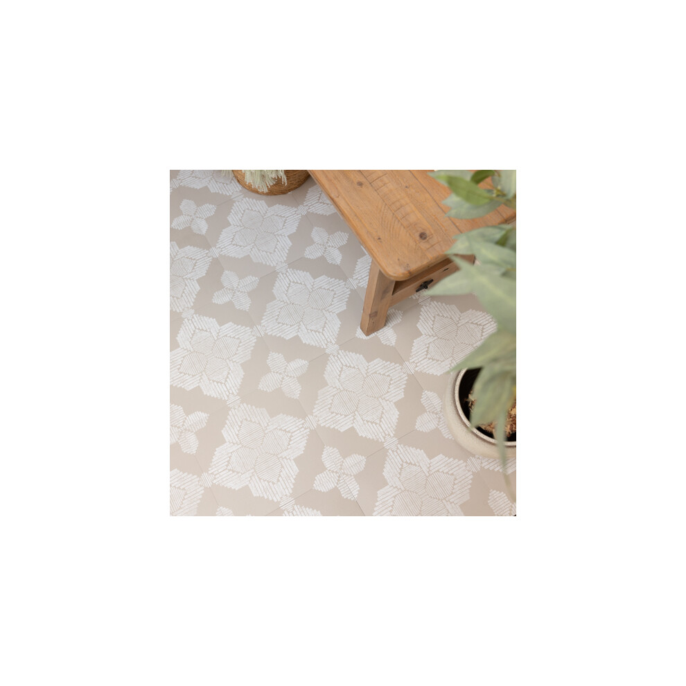 Floor Pops Sullivan 30.48Cm X 30.48Cm Self-Adhesive Vinyl Floor Tiles