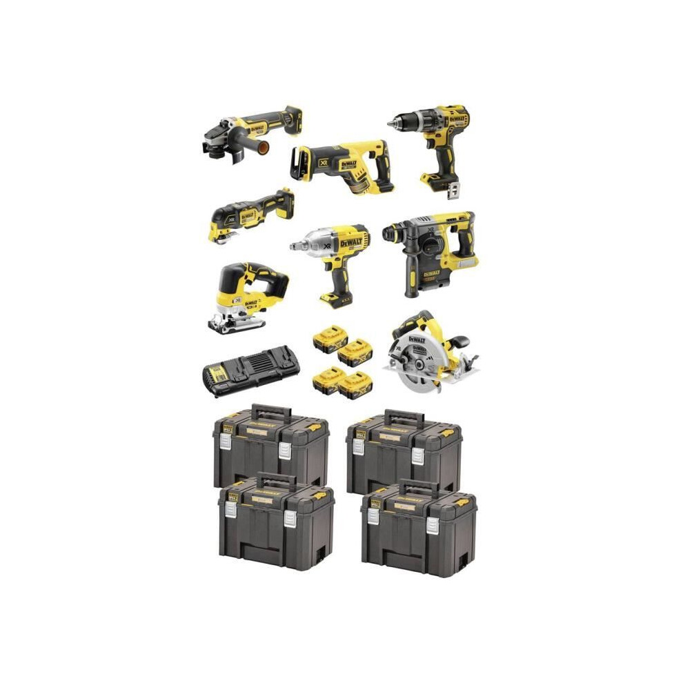 Dewalt Schwarz/Gelb Elektrowerkzeug Set, Dck865 - Image 3