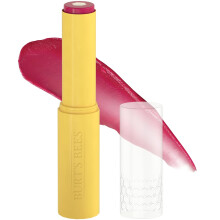 Burt;s Bees Tinted Boosted Balm, Cheeky Cherry, Hydrating Tinted Lip Balm with Vitamin C, E, and F Core, 1 Count, 0.16oz (Cheeky Cherry)