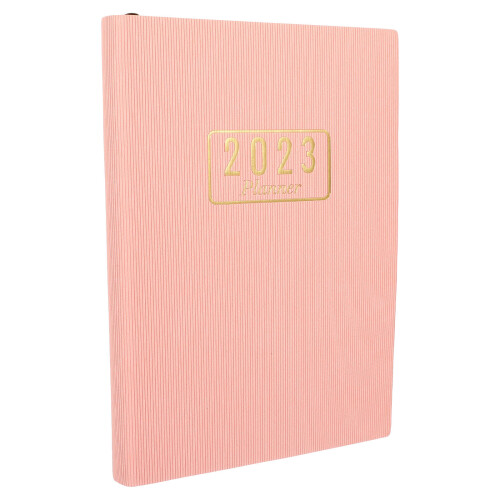 Agenda Rose Imitation Cuir Multi-Usage Pour École Maison