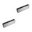 2Pcs Compact Black LED Digital Wall Clock for Walls with Large Display 1