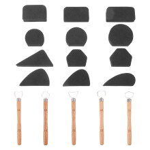 1Ensemble Outils Sculpture Céramique Bois Acier DIY Facile
