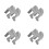 8Pcs Sturdy Grey Boat Bumper Hooks for Docking and Fendering 1