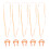 5Pack Silicone Nose Clips with Strap Pink for Swimming Training Adults 1