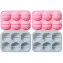 4Pcs Silicone Brain Mold for Baking Chocolate Candy Assorted Colors