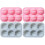 4Pcs Silicone Brain Mold for Baking Chocolate Candy Assorted Colors 1