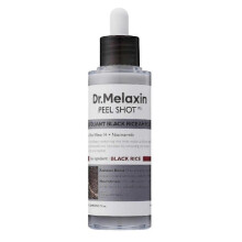 (Black) Dr.Melaxin Peel Shot Glow White Rice Peeling Ampoule & Peel Shot Glow Black Rice Peeling Ampoule for All Skin Types 80ml