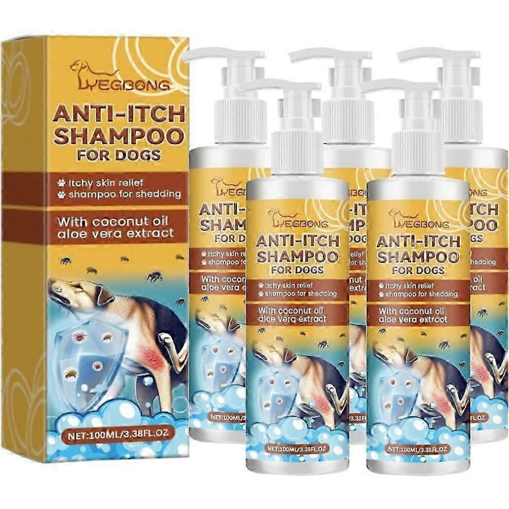 (2) Pet Shampoo Flea Killer Hair Softening Relieve Itching Ph Balanced ...