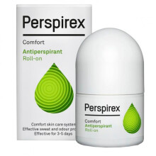 (Puternic) Perspirex Comfort Deodorant Antiperspirant Roll-On 20ml Gentle Long-Lasting Odor Protection Sensitive Skin