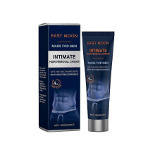 (2) Intimate Private At Home Hair Removal Cream for Men - Painless, Flawless, Soothing Depilatory for Unwanted Coarse Male Body Hair