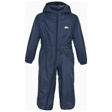(7/8, Navy Blue) Trespass Unisex Kids Waterproof Rain Suit - Button