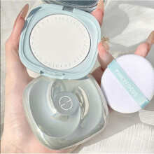 (03 Ivory White) PINKYFOCUS Setting Powder Compact Oil Control Long-Lasting Matte Finish Waterproof Non-Caking 12g