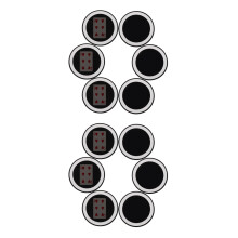 12Pcs Creative Magician Mirror Gimmick Props for Parties