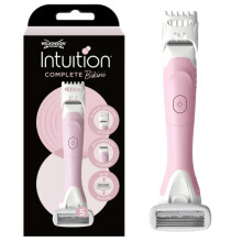 Wilkinson Intuition Complete Bikini Trimmer and Razor Set, 1 Replacement Head, Precision Hair Removal, Gentle Shaving