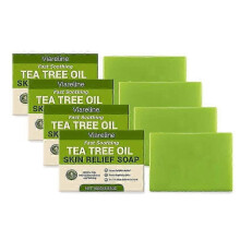 (4) 1-10x Tea Tree Soap Antifungal Antibacterial Treatment For Face Body Acne, Athlete's Foot, Tinea,folliculitis Ringworm Jock Itch