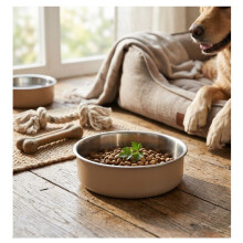 Gamelle - EDEN - Yums - Inox 1,55 L - Beige - Rutschfester Boden
