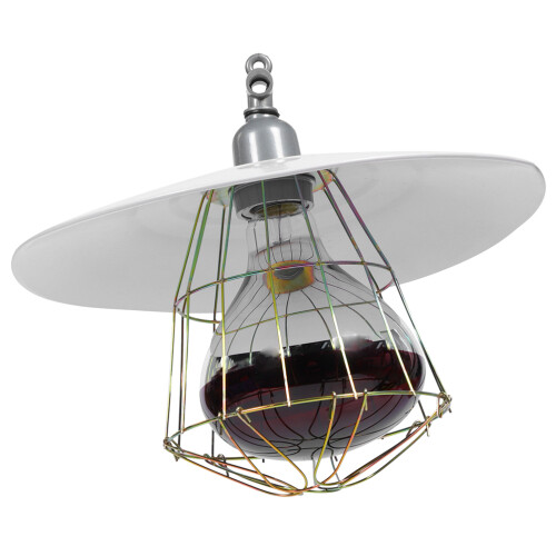 Easy Install Livestock Heat Lamp Durable Glass Iron Material