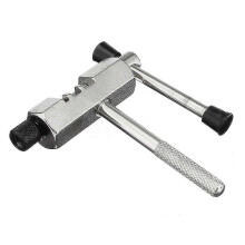 Bicycle Chain Rivet Tool Breaker Splitter Bicycle Flywheel Removal Tool Chain Wrench Kafei Fixing Tool Headset Removal Kafei Tool (1 Pc, Silver)