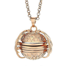 (Gold) Birthday Gifts For Women Multi-Layer Photo Box, Photo Album Necklace, 4-Layer Openable Pendant, Diy Memory Photo Album Box Necklace