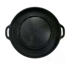 Outdoor BBQ Grill Pan Non Stick Stovetop Baking Tray Korean Roastig Grill Plate Camping Equipment