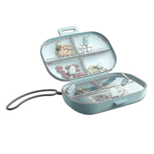 7-compartment Portable Travel Pill Storage Box