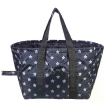 (A1, 01) Folding Cooler Bag Large Capacity Ice Pack Outdoor Portable Aluminum Foil Fresh-Keeping Picnic Bag Multifunctional Shopping bag