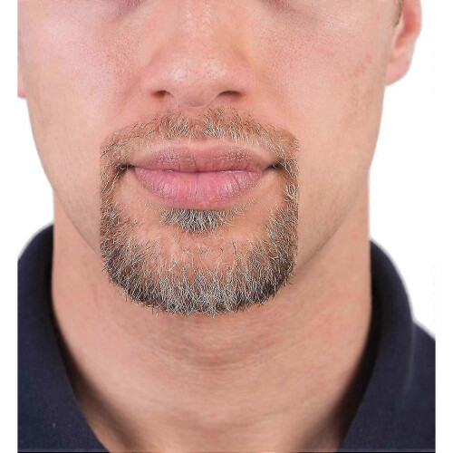 (White) Beard Shaper Goatee Mustache Grooming Tool 1