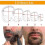 (White) Beard Shaper Goatee Mustache Grooming Tool 4