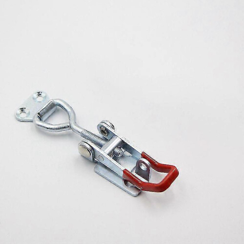 Heavy Duty Adjustable Toggle Latch Clamp with Lock Hole Holding Capacity Large Pull Action Latch for Mechanical 2packsilver
