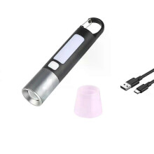 (A1, Style A 1set) 1/3/5SETS Lighting Flashlight Camping Outdoor Multifunction Work Glare Lighting Flashlight Set Charge Illumination