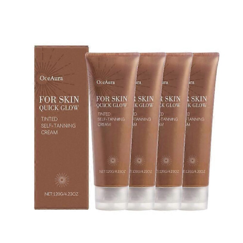 (4PCS) 1-5x Skin Sunright Insta Glow Self Tanner 120g