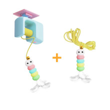 (Blue Set) Celery Pets Autobounce USB-C Ceiling Cat Teaser, Meowvo Ceiling Cat Teaser