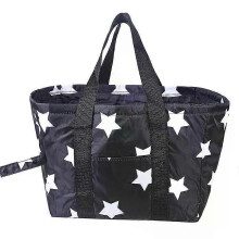 (A3, 03) Folding Cooler Bag Large Capacity Ice Pack Outdoor Portable Aluminum Foil Fresh-Keeping Picnic Bag Multifunctional Shopping bag