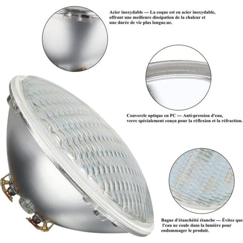Φωτιστικό πισίνας LED 35W θερμού λευκού χρώματος, προβολέας πισίνας LED PAR56 αδι 2