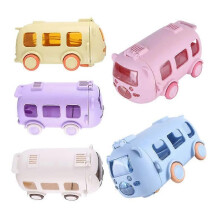 (Random Color) Portable Water Cup in Bus Shape with Strap 16.9 Oz, Infinitne Water Cup 500ml