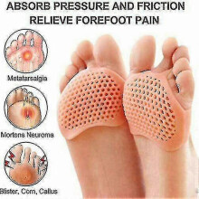 2 X Gel Metatarsal Sore Ball Of Foot Pain Cushions Pads Insoles