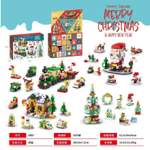 (Christmas building blocks blind box) Outdoor Tools Weihnachten Countdown Blind Box Amazon Weihnachtsbaum Block Angeln Geschenke
