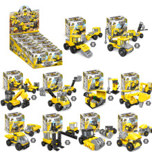 (Engineering Construction) Kompatibel mit Lego-Bausteinen, Spielzeug und kleinen Boxen, zusammengesetzt aus kleinen Partikeln