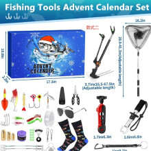 (HD-03 Outdoor Fishing) Outdoor Tools Weihnachten Countdown Blind Box Amazon Weihnachtsbaum Block Angeln Geschenke