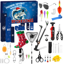 (HD-04 Outdoor Fishing) Outdoor Tools Weihnachten Countdown Blind Box Amazon Weihnachtsbaum Block Angeln Geschenke
