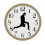 (Coffee) Walks Clock, Silly Walk Wall Clock, A Interesting Wall Clock for Bedroom Kitchen Living Room 1