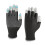 1 Pair Extended Wrist Touch Screens Gloves with Grip-Black 3